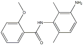 N-(3-amino-2,6-dimethylphenyl)-2-methoxybenzamide Struktur