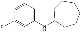 N-(3-chlorophenyl)cycloheptanamine Struktur