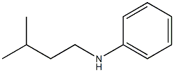 N-(3-methylbutyl)aniline Struktur