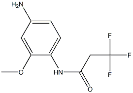 N-(4-amino-2-methoxyphenyl)-3,3,3-trifluoropropanamide Struktur