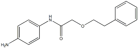 N-(4-aminophenyl)-2-(2-phenylethoxy)acetamide Struktur