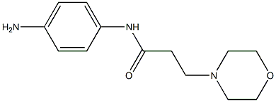 N-(4-aminophenyl)-3-morpholin-4-ylpropanamide Struktur