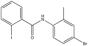 N-(4-bromo-2-methylphenyl)-2-iodobenzamide Struktur