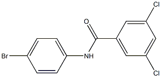 N-(4-bromophenyl)-3,5-dichlorobenzamide Struktur