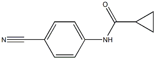 N-(4-cyanophenyl)cyclopropanecarboxamide Struktur