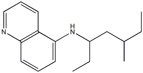 N-(5-methylheptan-3-yl)quinolin-5-amine Struktur