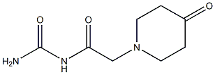 N-(aminocarbonyl)-2-(4-oxopiperidin-1-yl)acetamide Struktur