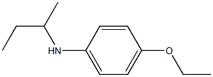 N-(butan-2-yl)-4-ethoxyaniline Struktur