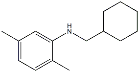 N-(cyclohexylmethyl)-2,5-dimethylaniline Struktur