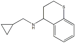 N-(cyclopropylmethyl)-3,4-dihydro-2H-1-benzothiopyran-4-amine Struktur