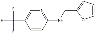 N-(furan-2-ylmethyl)-5-(trifluoromethyl)pyridin-2-amine Struktur