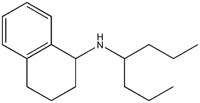 N-(heptan-4-yl)-1,2,3,4-tetrahydronaphthalen-1-amine Struktur