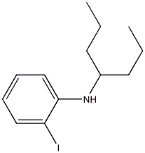 N-(heptan-4-yl)-2-iodoaniline Struktur