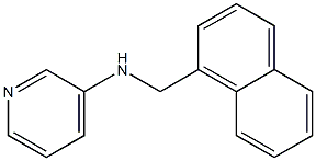 N-(naphthalen-1-ylmethyl)pyridin-3-amine Struktur