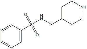 N-(piperidin-4-ylmethyl)benzenesulfonamide Struktur