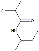 N-(sec-butyl)-2-chloropropanamide Struktur