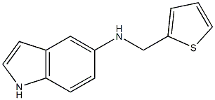 N-(thiophen-2-ylmethyl)-1H-indol-5-amine Struktur