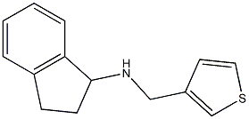 N-(thiophen-3-ylmethyl)-2,3-dihydro-1H-inden-1-amine Struktur