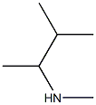 N,3-dimethylbutan-2-amine Struktur