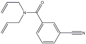 N,N-diallyl-3-cyanobenzamide Struktur