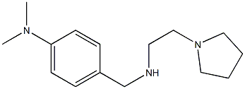 N,N-dimethyl-4-({[2-(pyrrolidin-1-yl)ethyl]amino}methyl)aniline Struktur