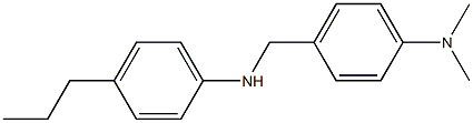 N,N-dimethyl-4-{[(4-propylphenyl)amino]methyl}aniline Struktur