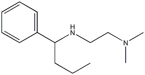 N,N-dimethyl-N'-(1-phenylbutyl)ethane-1,2-diamine Struktur