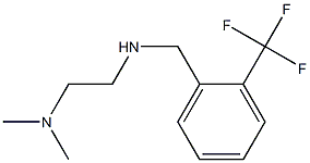 N,N-dimethyl-N'-[2-(trifluoromethyl)benzyl]ethane-1,2-diamine Struktur