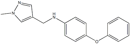 N-[(1-methyl-1H-pyrazol-4-yl)methyl]-4-phenoxyaniline Struktur