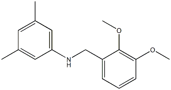 N-[(2,3-dimethoxyphenyl)methyl]-3,5-dimethylaniline Struktur