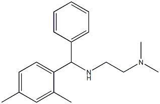 N'-[(2,4-dimethylphenyl)(phenyl)methyl]-N,N-dimethylethane-1,2-diamine Struktur