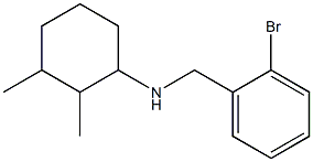 N-[(2-bromophenyl)methyl]-2,3-dimethylcyclohexan-1-amine Struktur