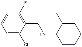 N-[(2-chloro-6-fluorophenyl)methyl]-2-methylcyclohexan-1-amine Struktur