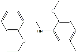 N-[(2-ethoxyphenyl)methyl]-2-methoxy-5-methylaniline Struktur