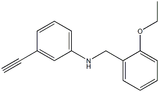 N-[(2-ethoxyphenyl)methyl]-3-ethynylaniline Struktur