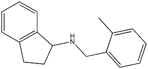 N-[(2-methylphenyl)methyl]-2,3-dihydro-1H-inden-1-amine Struktur