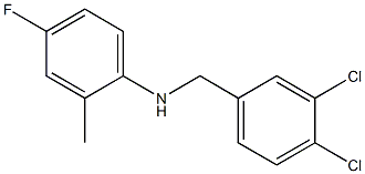 N-[(3,4-dichlorophenyl)methyl]-4-fluoro-2-methylaniline Struktur