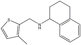 N-[(3-methylthiophen-2-yl)methyl]-1,2,3,4-tetrahydronaphthalen-1-amine Struktur