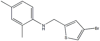 N-[(4-bromothiophen-2-yl)methyl]-2,4-dimethylaniline Struktur