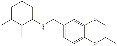 N-[(4-ethoxy-3-methoxyphenyl)methyl]-2,3-dimethylcyclohexan-1-amine Struktur