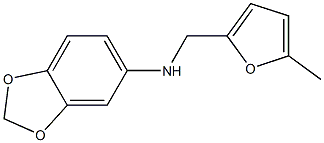 N-[(5-methylfuran-2-yl)methyl]-2H-1,3-benzodioxol-5-amine Struktur