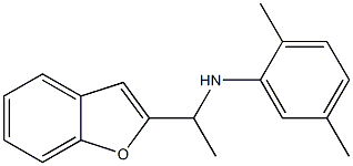 N-[1-(1-benzofuran-2-yl)ethyl]-2,5-dimethylaniline Struktur