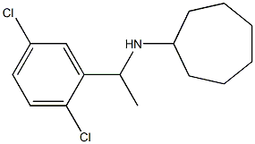 N-[1-(2,5-dichlorophenyl)ethyl]cycloheptanamine Struktur