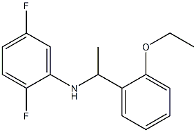 N-[1-(2-ethoxyphenyl)ethyl]-2,5-difluoroaniline Struktur