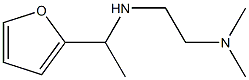 N'-[1-(2-furyl)ethyl]-N,N-dimethylethane-1,2-diamine Struktur