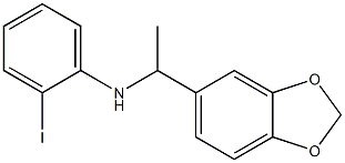 N-[1-(2H-1,3-benzodioxol-5-yl)ethyl]-2-iodoaniline Struktur