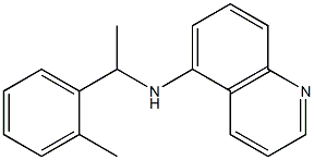 N-[1-(2-methylphenyl)ethyl]quinolin-5-amine Struktur