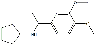 N-[1-(3,4-dimethoxyphenyl)ethyl]cyclopentanamine Struktur