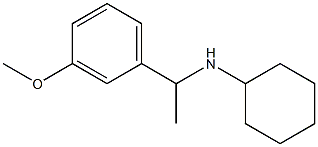 N-[1-(3-methoxyphenyl)ethyl]cyclohexanamine Struktur