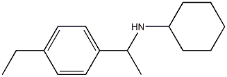 N-[1-(4-ethylphenyl)ethyl]cyclohexanamine Struktur